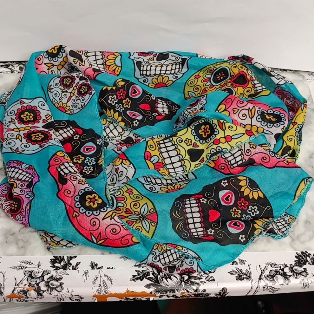 Sugar Skull Scarf